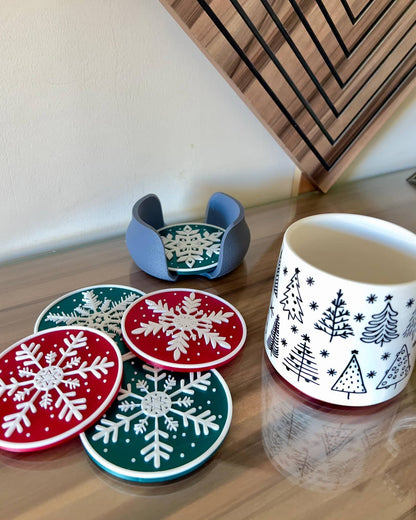 The Snowflake Coaster Set