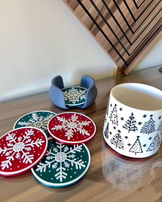 The Snowflake Coaster Set