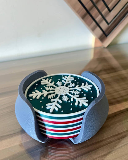 The Snowflake Coaster Set