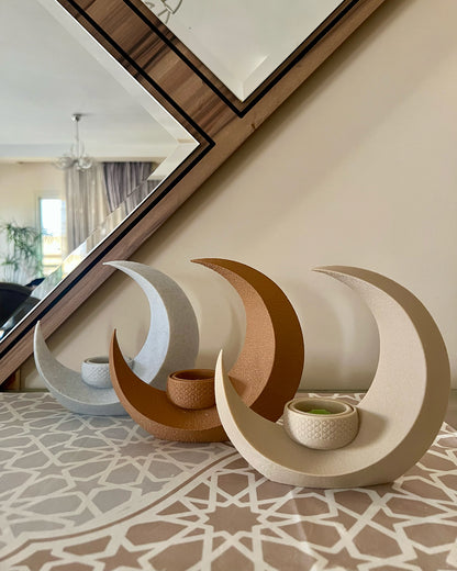 Crescent Candle Holder